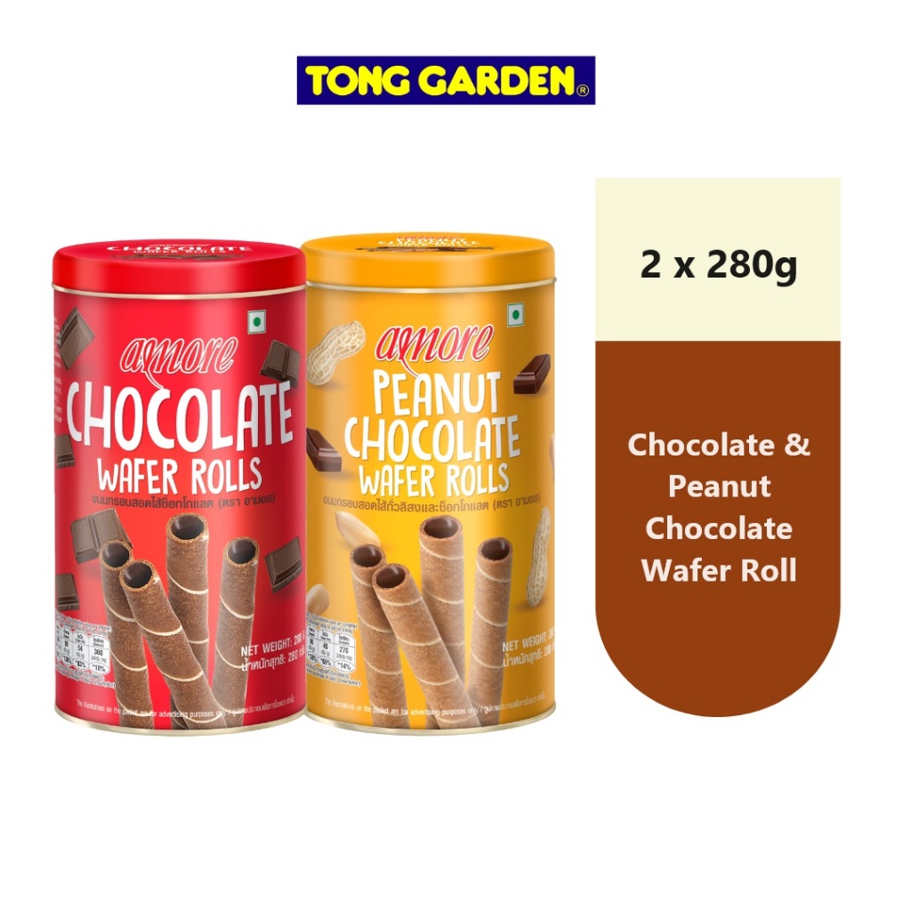 Tong Garden Amore Wafer Roll (250g/280g x 2) Shopee Malaysia