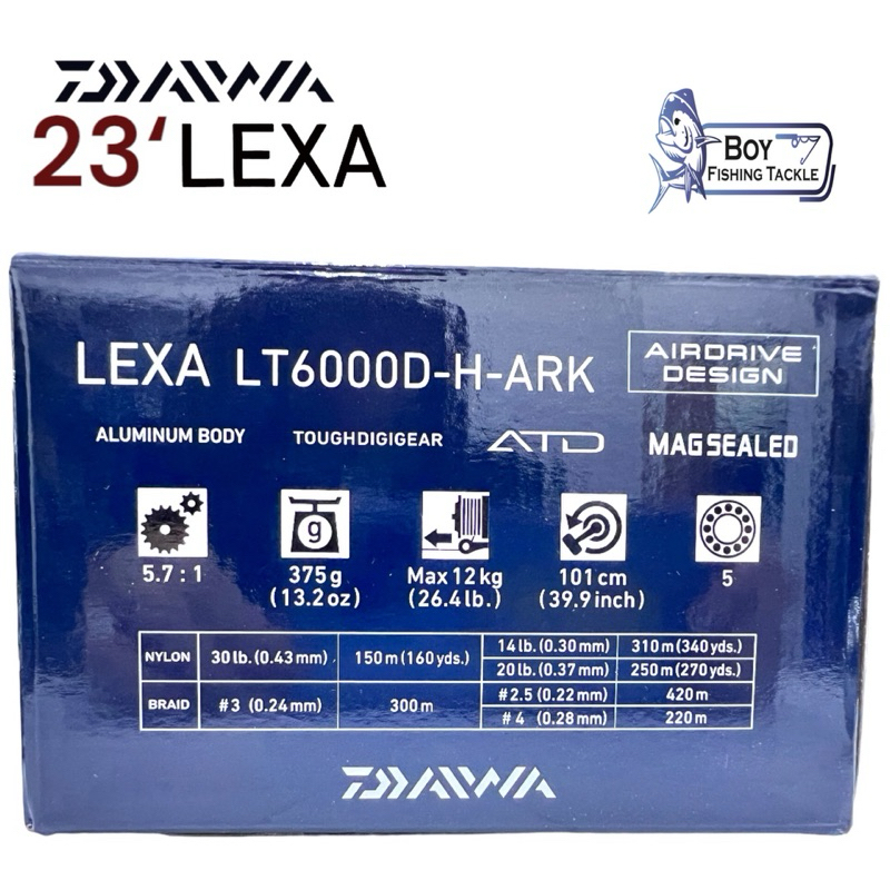 2023 NEW DAIWA LEXA SPINNING REEL FISHING REEL LEXA LT ARK | Shopee ...