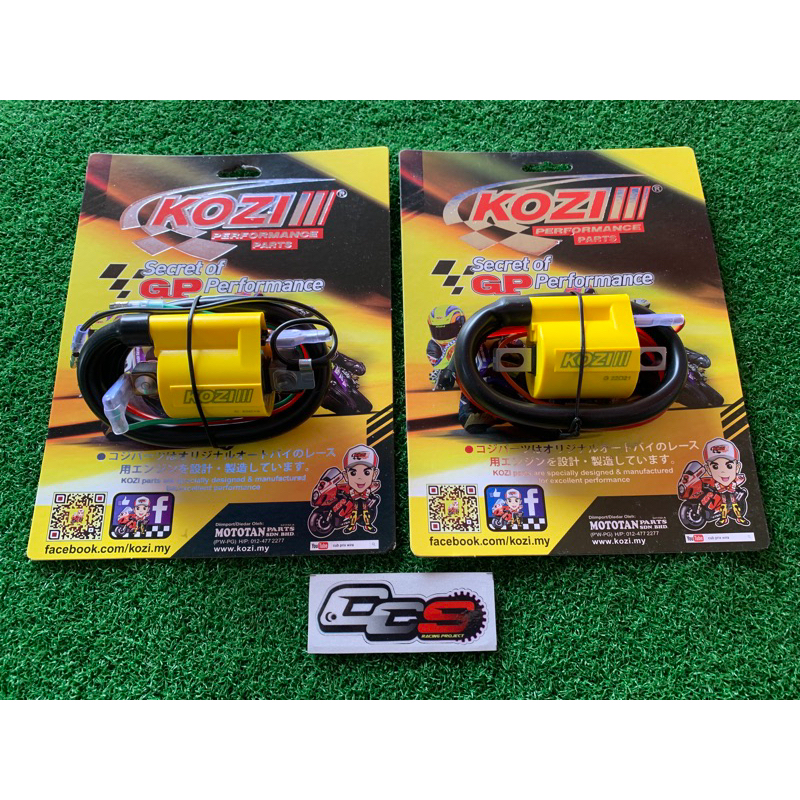 KOZI RACING BODY PLUG COIL RACING PLUG PLATINUM (EX5/W110/W125/KRISS,Y110/LC135/RXZ/Y125/SRL