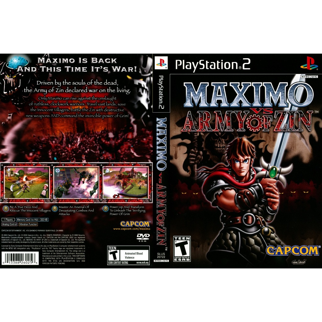 PS2 DVD Games Maximo vs Army of Zin | Shopee Malaysia