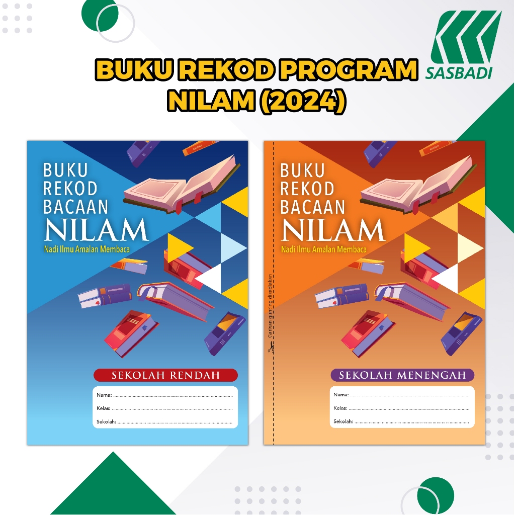 BUKU REKOD PROGRAM NILAM (2024) | Shopee Malaysia