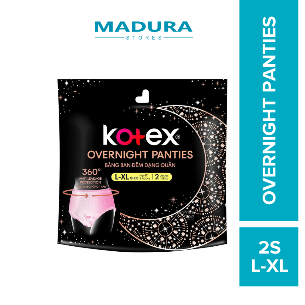 Kotex Overnight Panties 2s (LXL Size) Shopee Malaysia