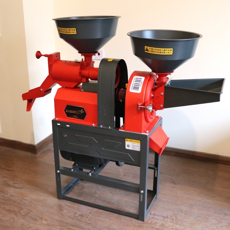 Electric Farm Combined Rice Husk Mill Grinder Machine Rice Flour ...