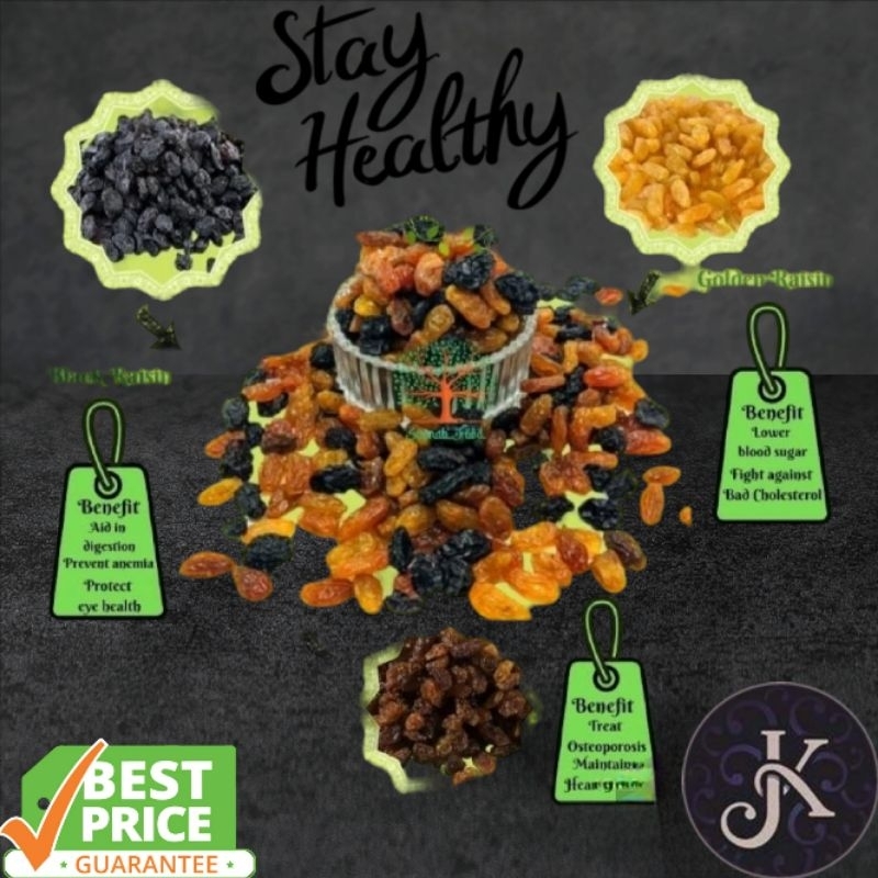 Premium Mixed Raisin Healthy Snacking/Sunnah Foods Good Source of