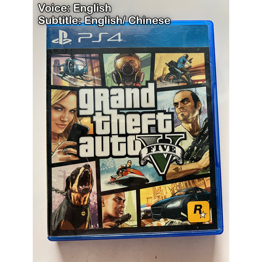 PS4 GTA 5 Grand Theft Auto Five GTA V Grand Theft Auto V PS4 Games ...