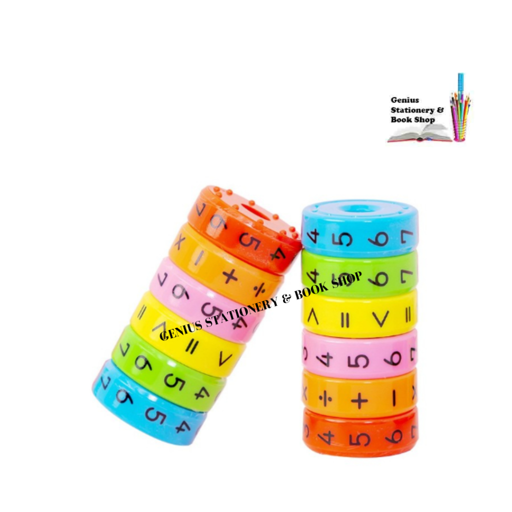 Kids Mathematics Numbers Magic Cube Toy Puzzle Game Gift Children ...