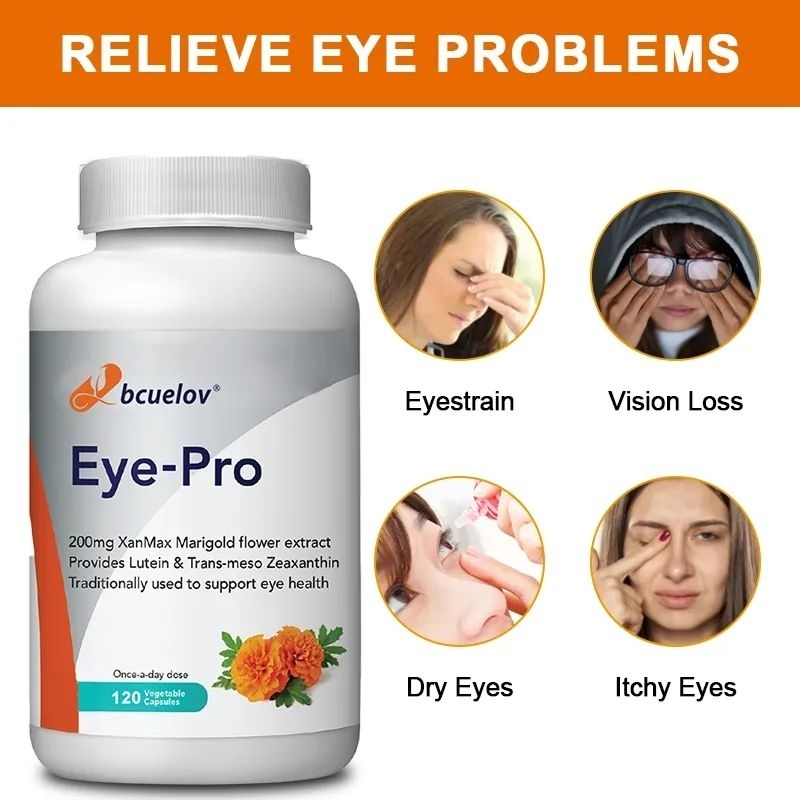 (100 Original Products)120 Capsule.Improve Eyesight Supplement.lutein CalendulaProtect