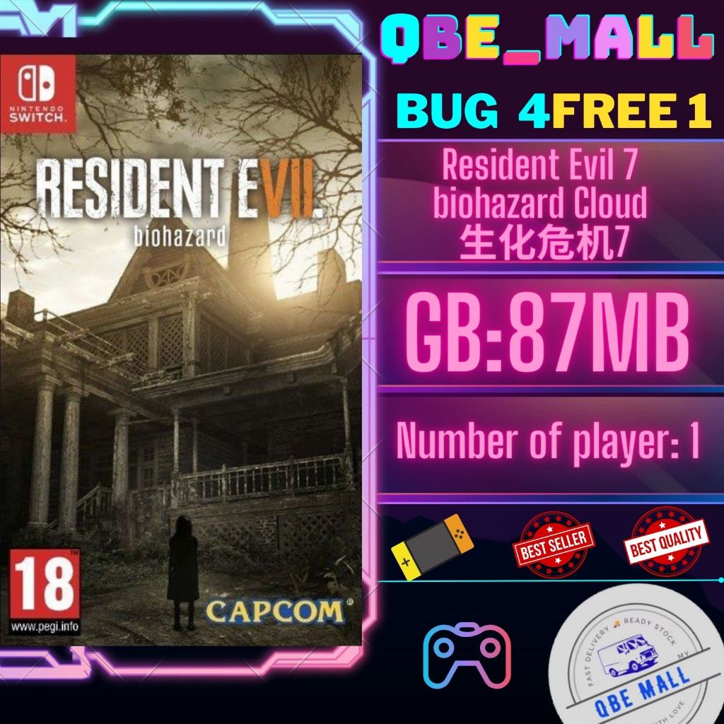 Resident Evil 7 biohazard Cloud 生化危机7 (Nintendo switch) DigitalDownload ...