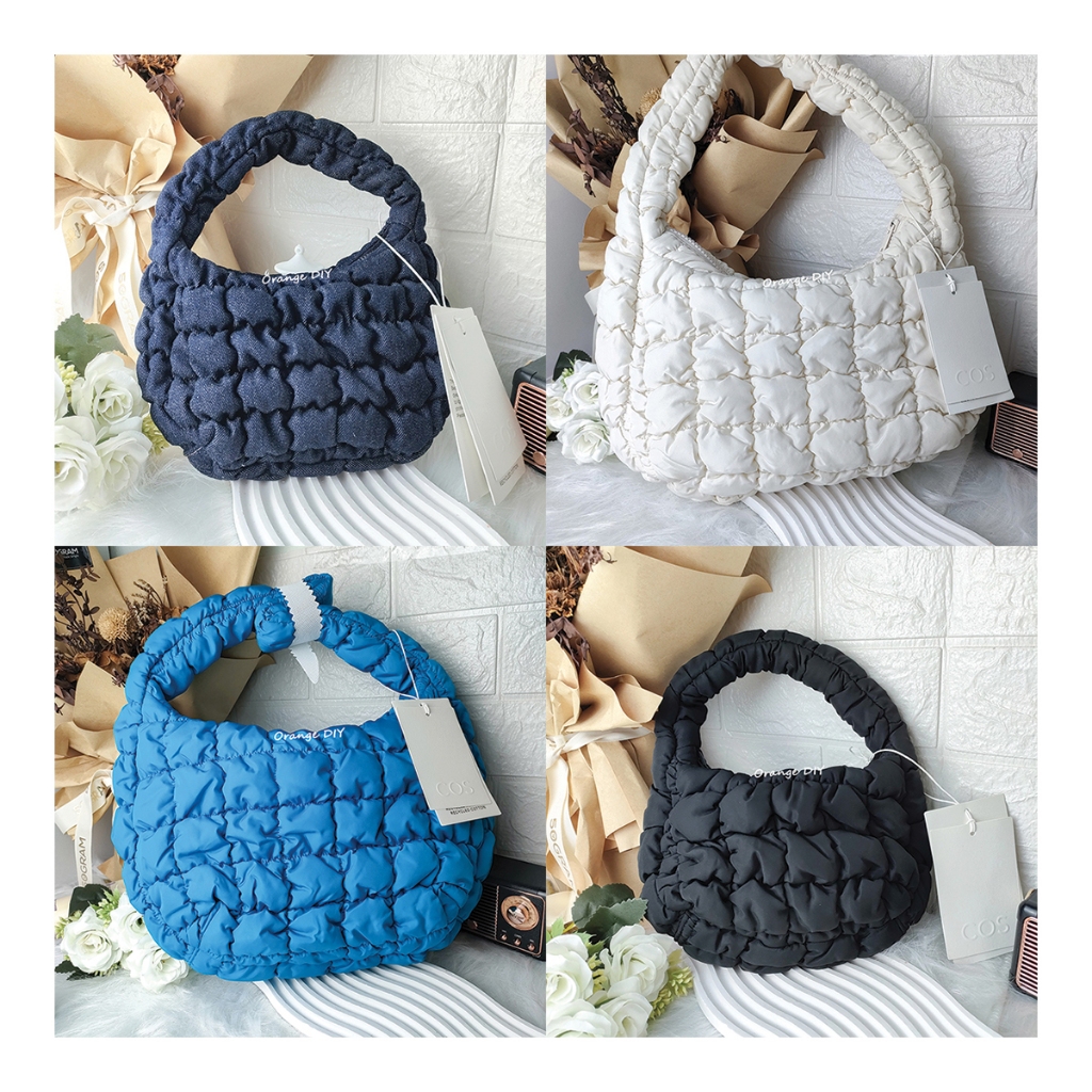 COS Quilted Bag (Black / Beige / Turquoise Mini / Black / Denim / Dark ...