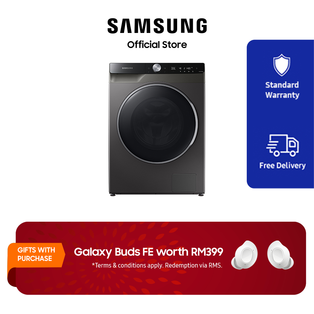 Samsung Front Load Washing Machine 10kg / AI Wash & Control / Inverter