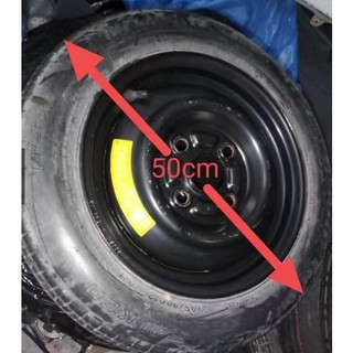Spare Tyre 14 Inch/14inch Inci ( T105/70/D14 ) 4H PCD100 For Kelisa ...