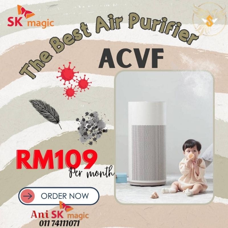 🔥AIR PURIFIER UNTUK KESIHATAN ANAK² HAPUS COV!D SK MAGIC Shopee