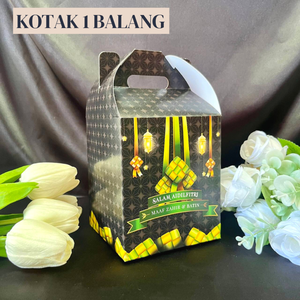 New Item Pcs Hari Raya Gift Box Kotak Balang Kuih Raya Aidilfitri