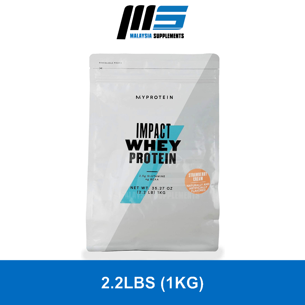 Myprotein USA Impact Whey, 2.2lbs (40 Servings) Whey Protein Powder