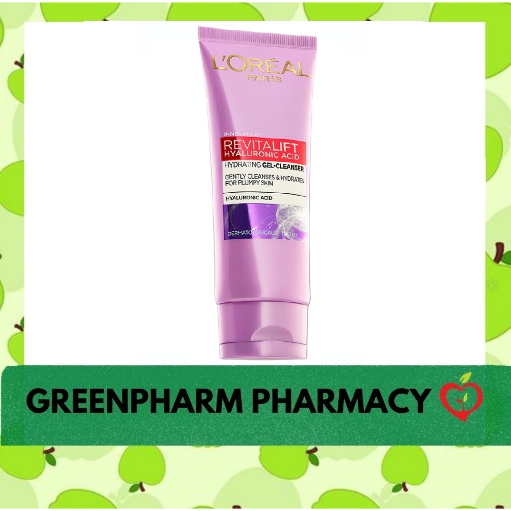 Loreal Paris Revitalift Hyaluronic Acid Gel Cleanser 100ml (EXP 03/