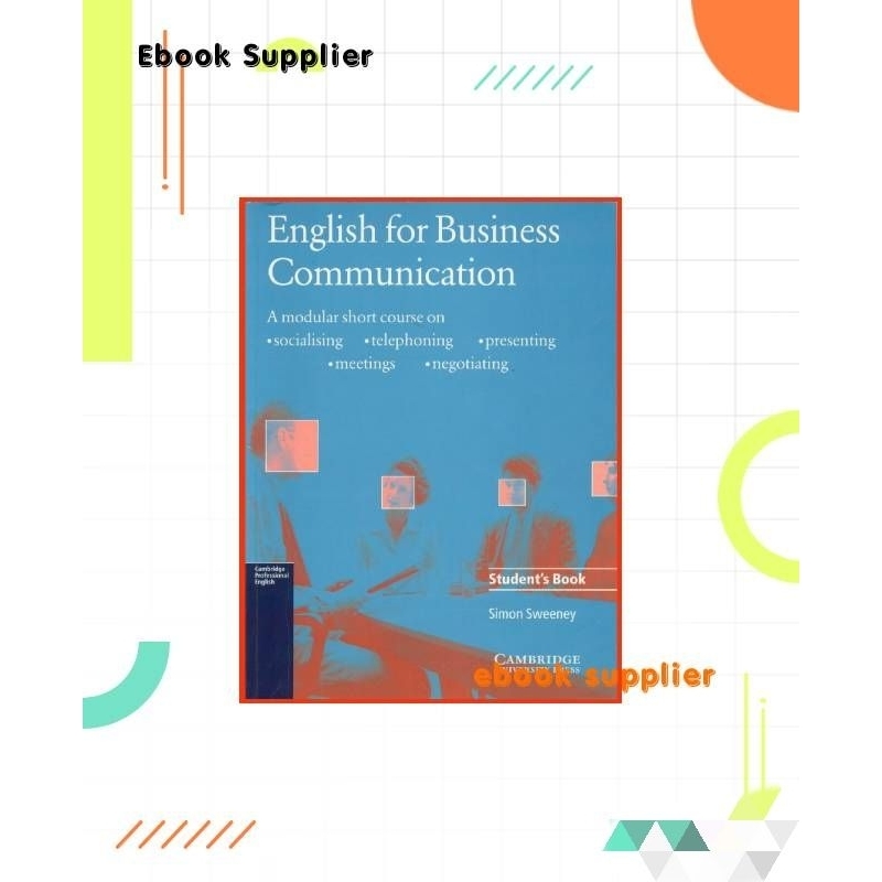 (popular ebook) English For Business Communication by Simon Sweeney ...