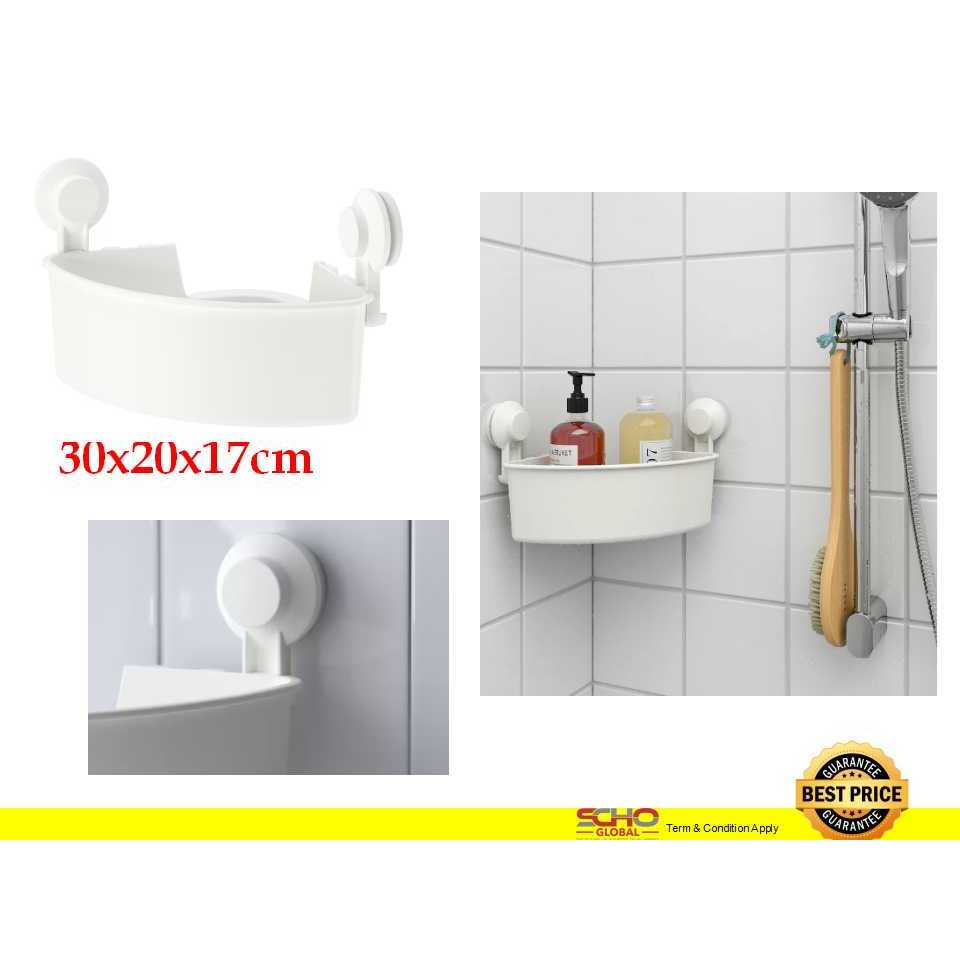 TISKEN Towel rack with suction cup, white - IKEA