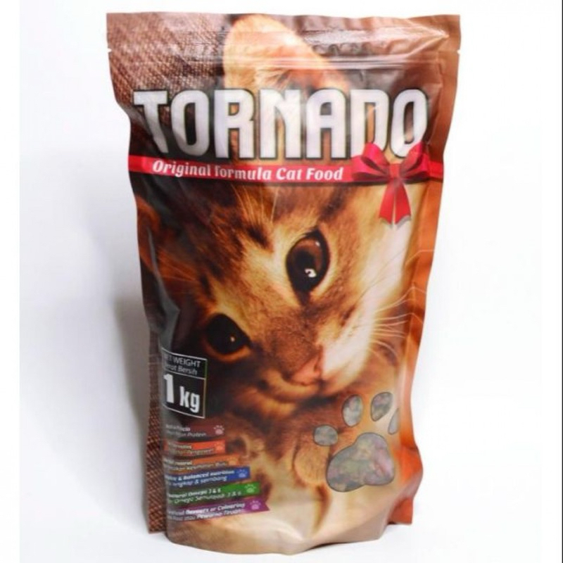 Tornado Cat Food 1kg Original Pack | Shopee Malaysia