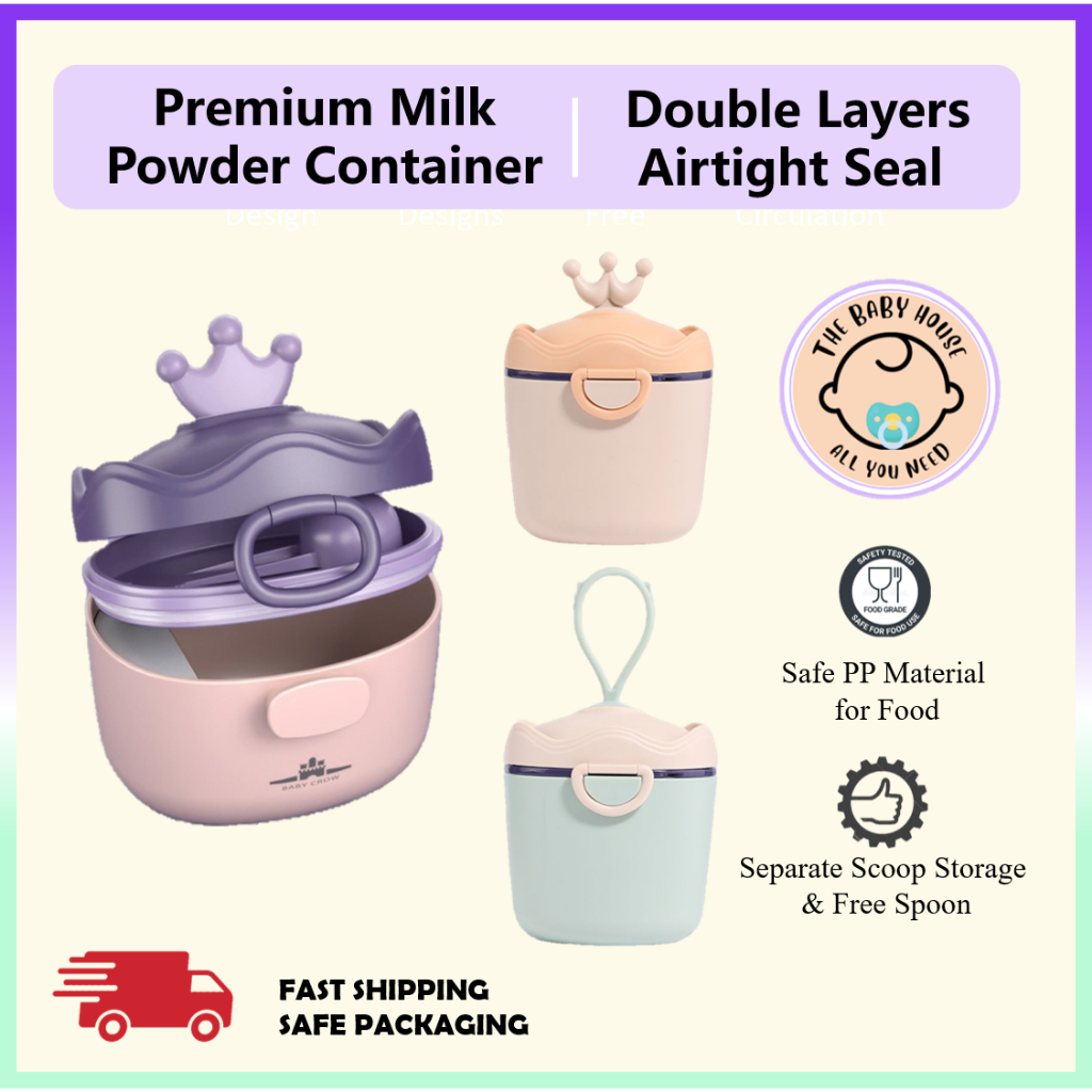Baby Portable Milk & Food Container [with seal]/ Kotak Makanan & Susu ...