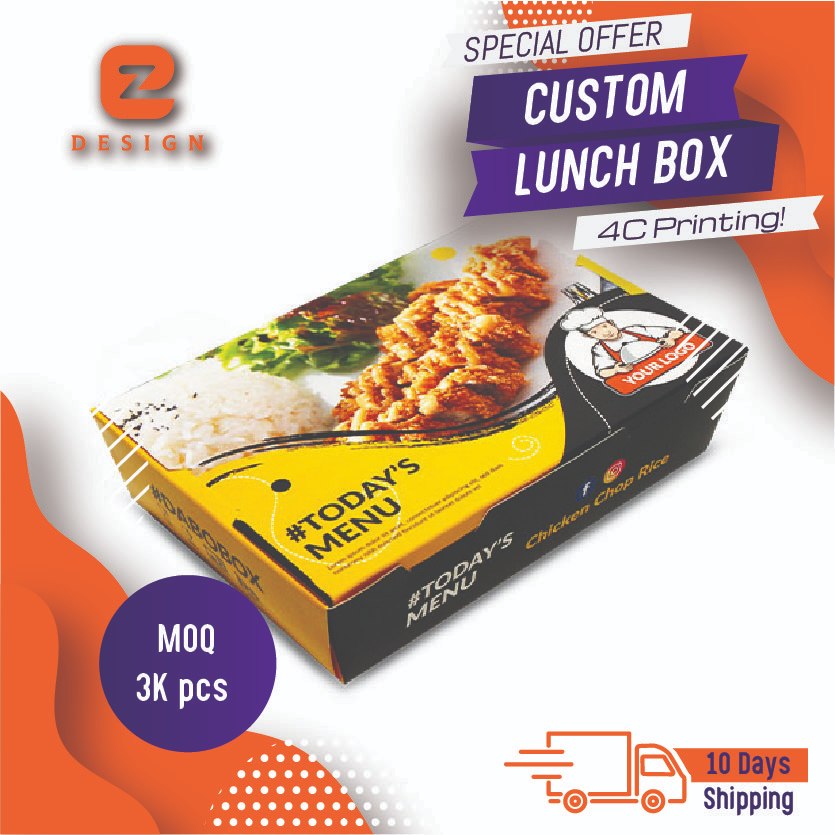 Lunch box custom printing Large lunch box printing foodgrade box ...