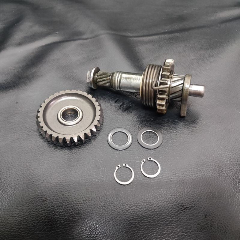 Set Shaft & Gear Starter RXZ Orimotor | Shopee Malaysia