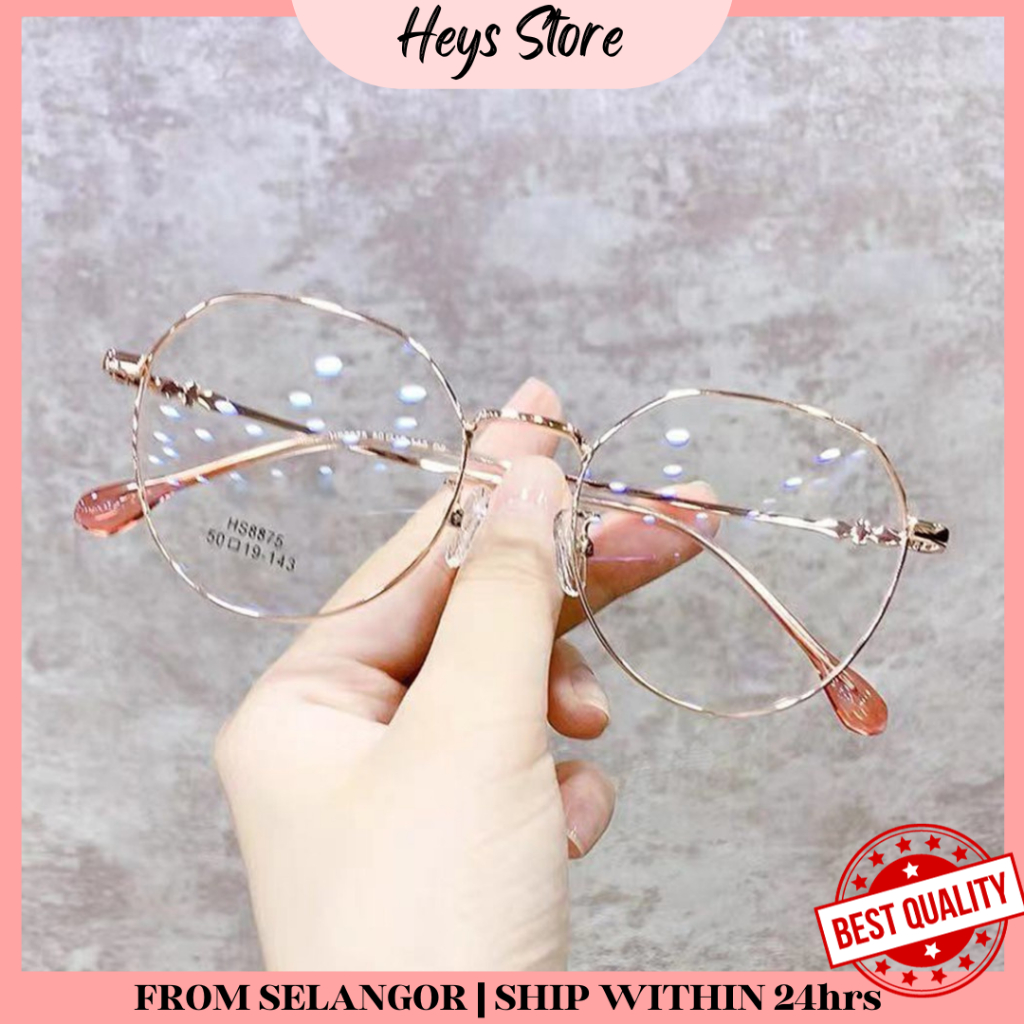 Heys Quality Round Spek Spec Korean Fashion Glasses spectacles Frame