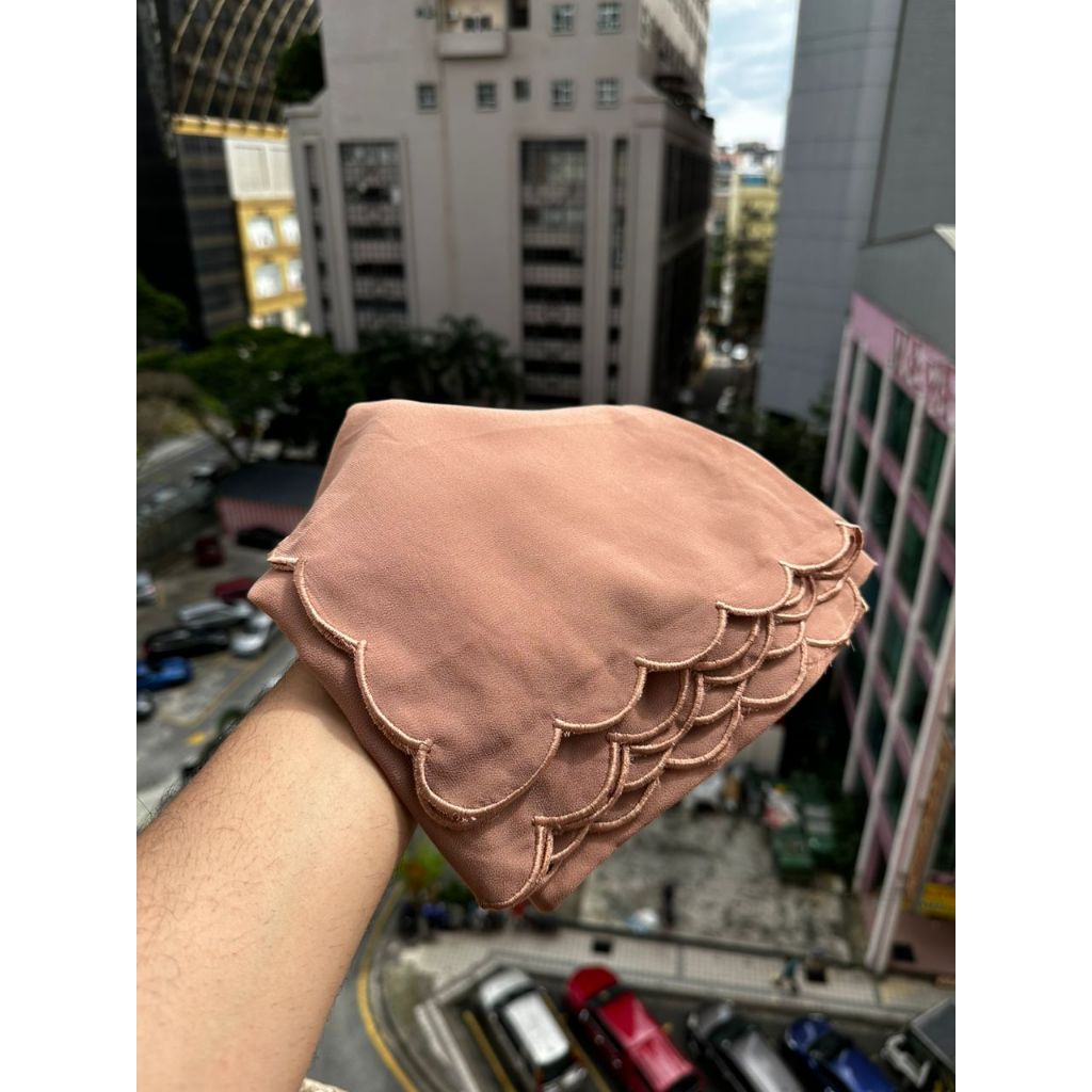 Shawl chifoon sulam embroidery murah premium Ready stock in Malaysia
