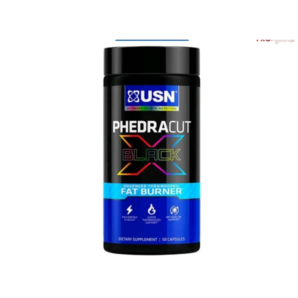 USN Fat Burner, PhedraCut Black X, Powerful Thermogenic ,(Trial Pack