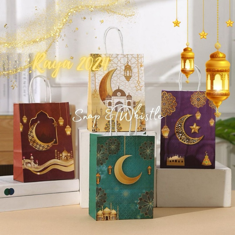 [NEW] 2024 Paper bag Raya Ramadan Syawal Aidilfitri Gift Bag