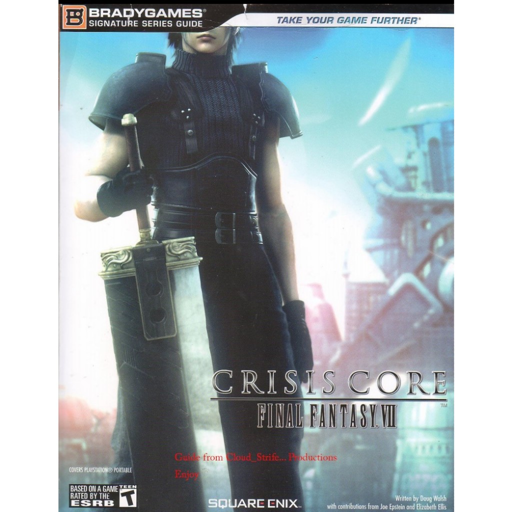 Final Fantasy 7 Crisis Core - Bradygames Official Strategy Guide (ebook ...