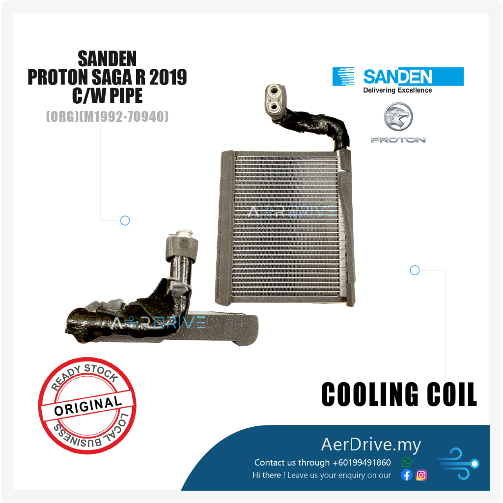 SANDEN PROTON SAGA R 2019 COOLING COIL C/W PIPE (ORG)(M1992-70940 ...