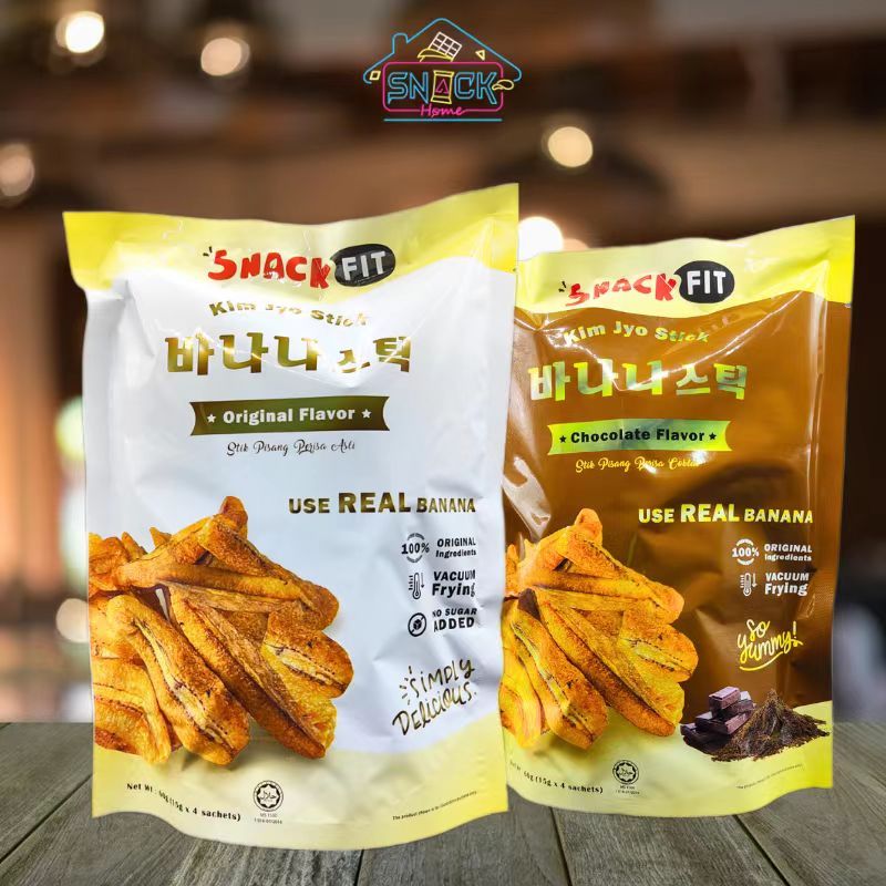 【SNACKFIT】香蕉棒-原味/巧克力味 60克 [SNACKFIT] Kim Jyo Stick-Original Flavor ...