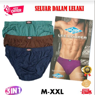 Masterpolo Bamboo Charcoal Boxer Underwear 2 Pcs in 1 Box Seluar Dalam  Lelaki Besar Quality Spender