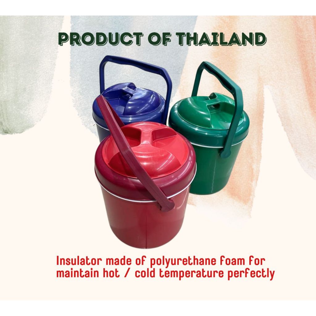 Thailand Ice and Rice Bucket /Thermos Rice Ice Bucket With Lid /Bekas ...