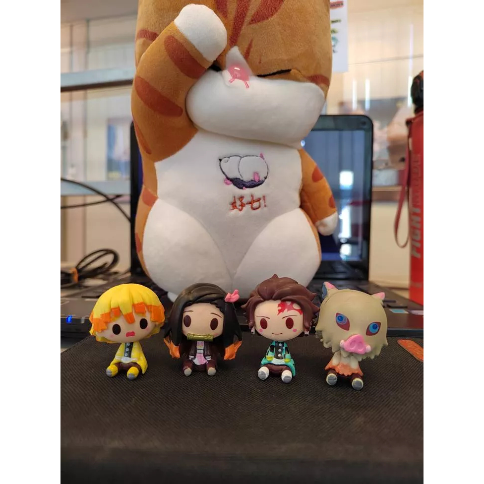 Demon Slayer Action Figures Toy Kimetsu No Yaiba Toys Tanjiro Nezuko ...