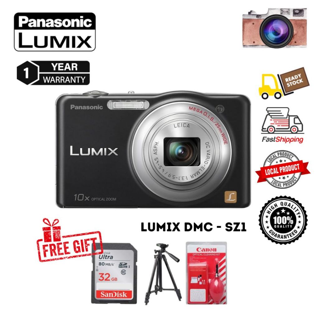 Panasonic Lumix DMC-SZ1 adatlap, vélemények