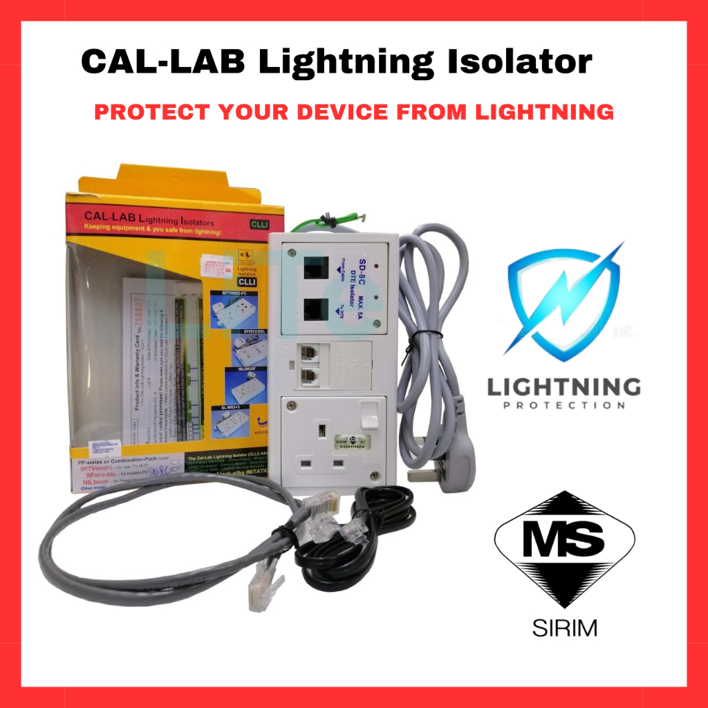 CALLAB Lightning Isolator Home Appliances Surge Protector Shopee