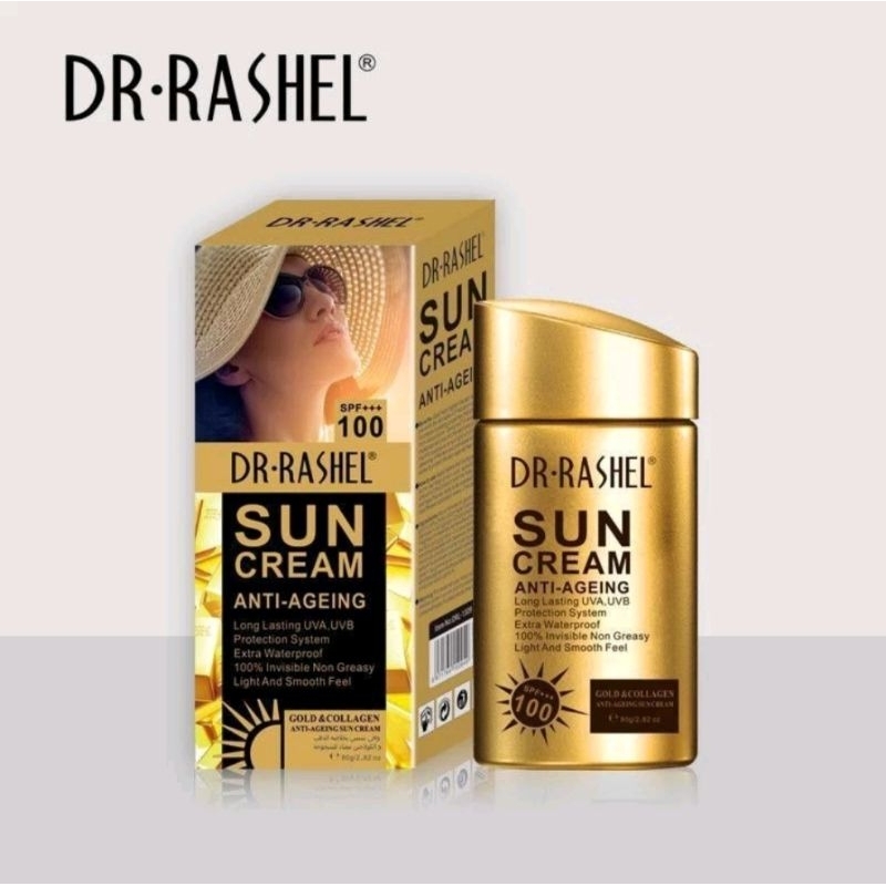 DR RASHEL ANTI AGING SUNCREAM SPF 100 SUNBLOCK ORIGINAL | Shopee Malaysia