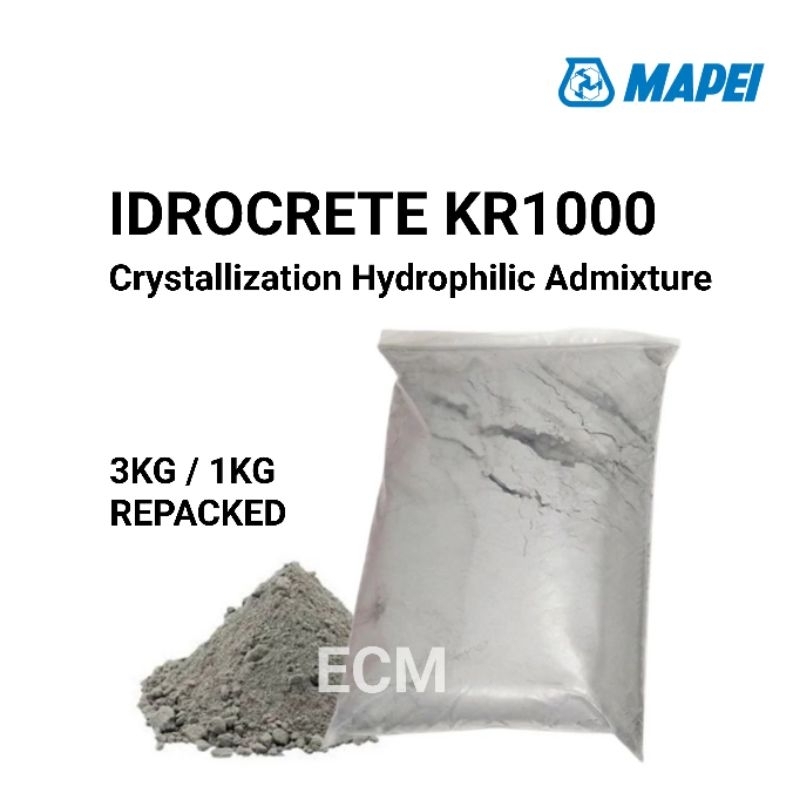 MAPEI IDROCRETE KR 1000 (1KG /3KG REPACKED) Crystallizing Hydrophilic ...