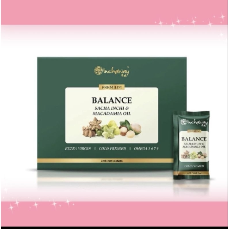 Inchaway BALANZE Mix Sacha Inchi & Mazadamia Oil | Shopee Malaysia