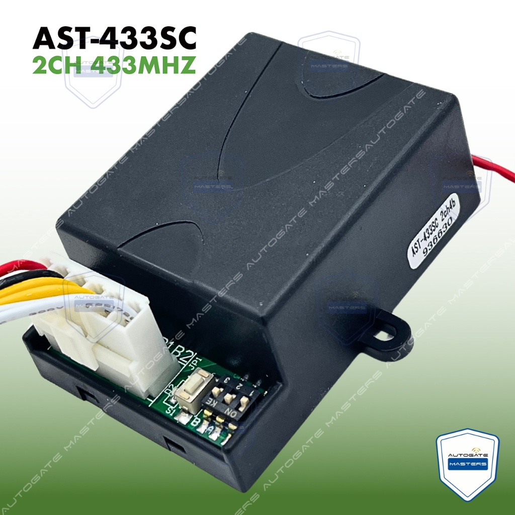 AST 433 SC AUTOGATE REMOTE CONTROL 2CH 433MHz ( RECEIVER / REMOTE ...