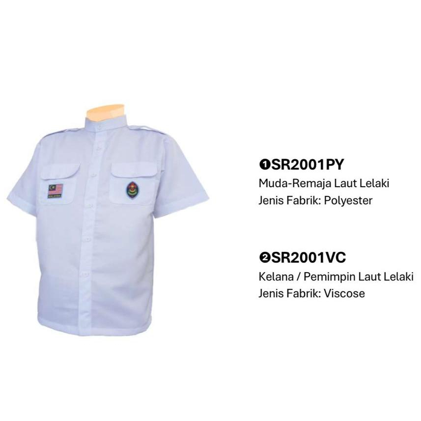 SR2001 Sea Scout Uniform Male [Baju Seragam Pengakap Laut Muda/Remaja ...