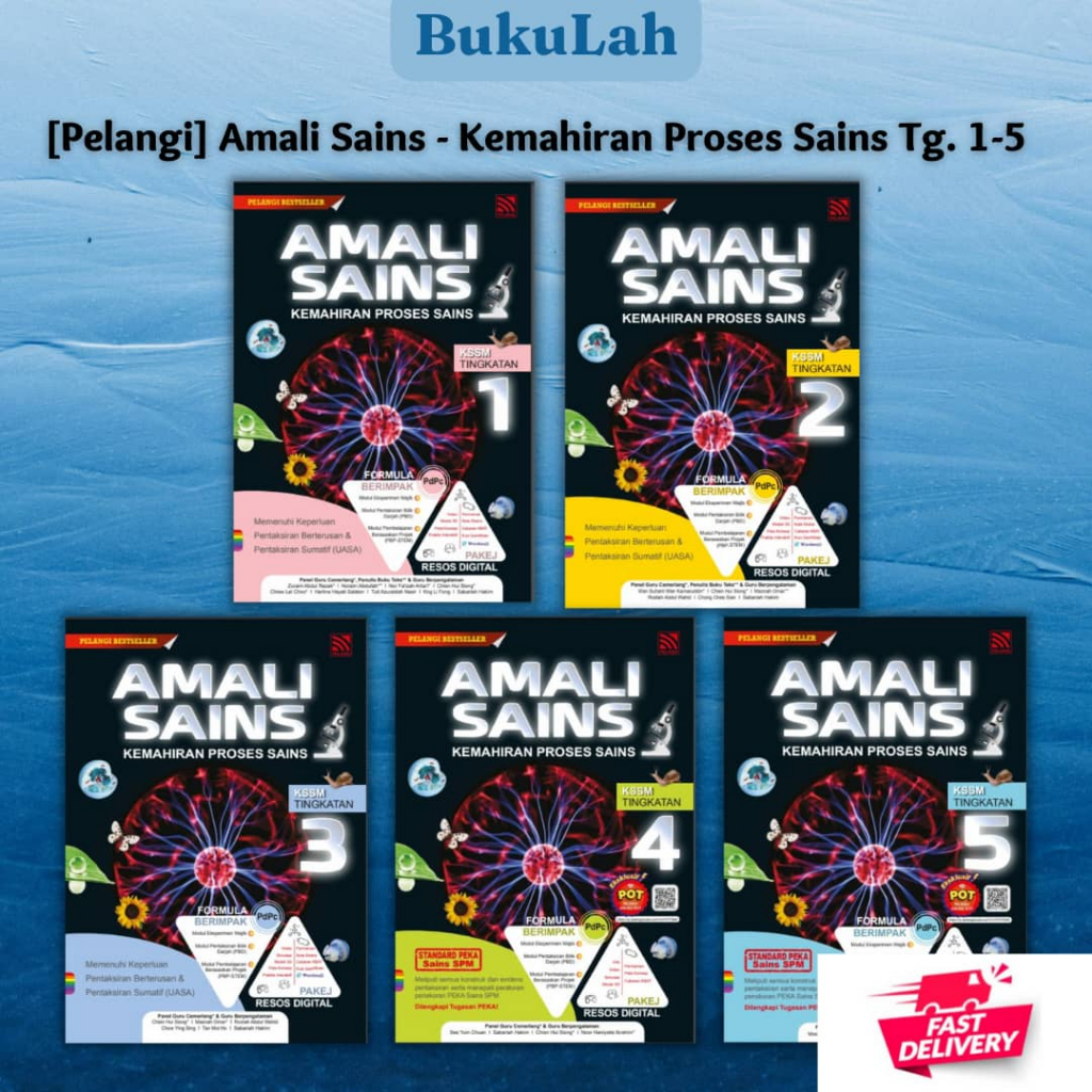 Bukulah Buku Latihan Amali Sains Tingkatan 1 5 Kssm 2024 Dwibahasa Pelangi Shopee Malaysia 