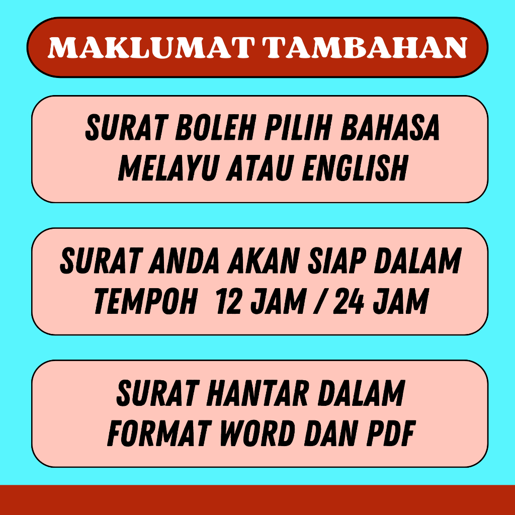 🔥Upah Buat Surat Rasmi🔥 Servis Menulis Surat Rasmi Profesional Termasuk ...