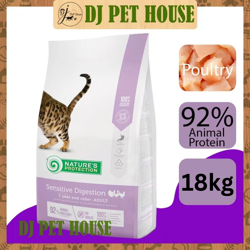 Nature’s Protection Sensitive Digestion Cat Food 18Kg Makanan Kucing
