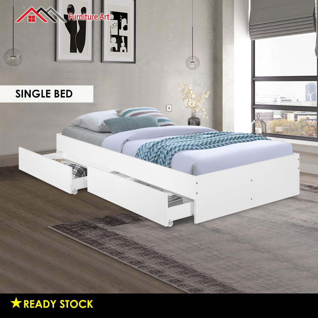 Furniture Art Single Bed Frame/Super Single Bed Frame/ Katil Single ...