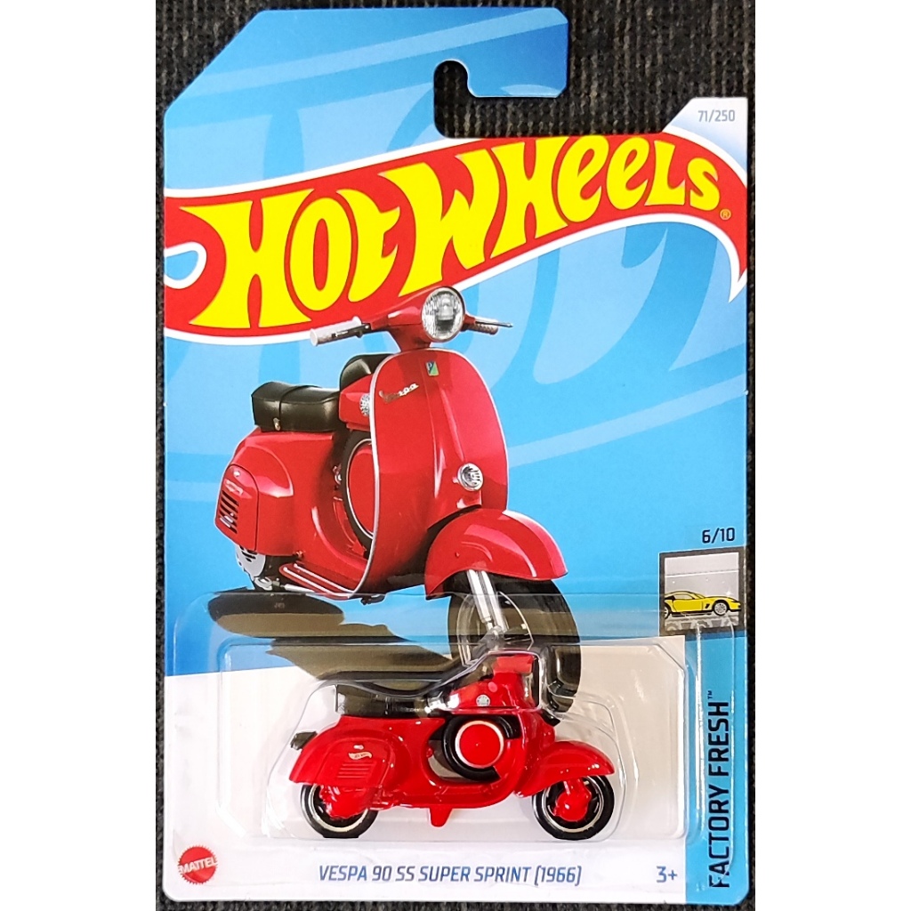 Hot Wheels Vespa 90 SS Super Sprint 1966 [Factory Fresh] | Shopee Malaysia