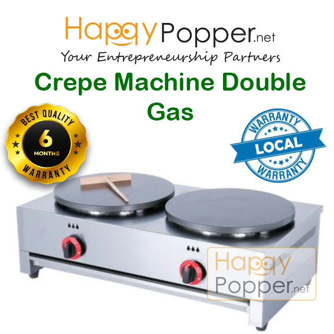 Commercial Pancake Gas Crepe Machine Paratha Chapati Flat Bread Pizza ...