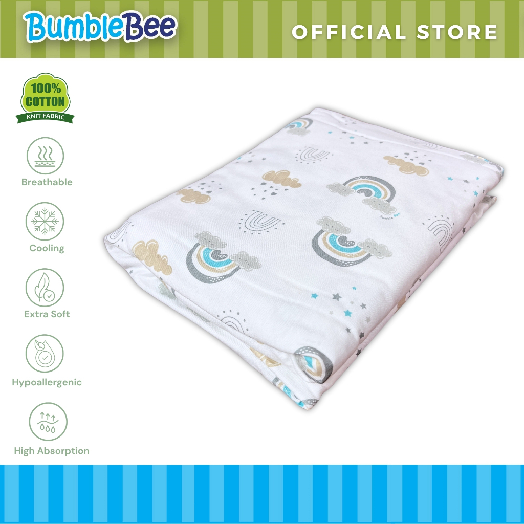 Bumble Bee Playpen Mattress Fitted Sheet (26" x 38" x 1") (Premium