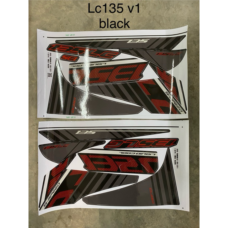 Yamaha lc135 v1 body sticker Batman | Shopee Malaysia